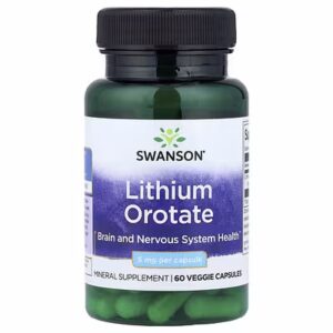 SWANSON LITHIUM-OROTATE 5 MG 60 KAPS