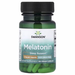 SWANSON MELATONIN 3 MG 60 KAPS