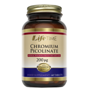 LIFE TIME CHROMIUM PICOLINATE 60 TABLETA