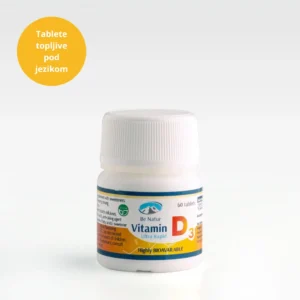 BE NATUR VITAMIN D3 1000 IU 60 TBL