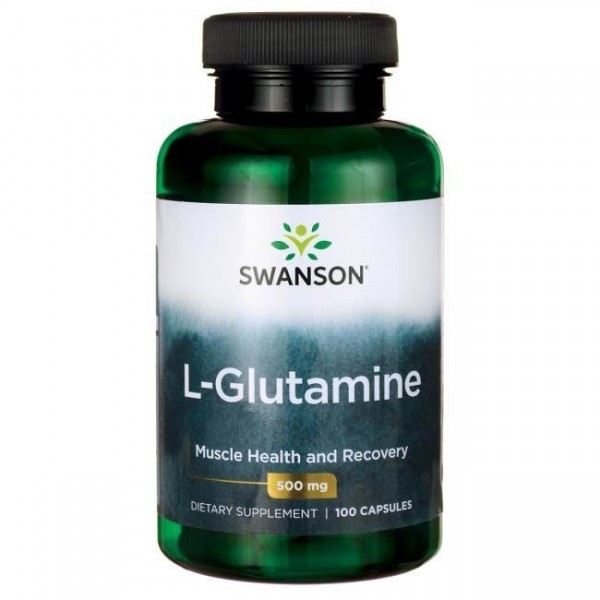 SWANSON L-GLUTAMINE 500 MG 100 KAPS